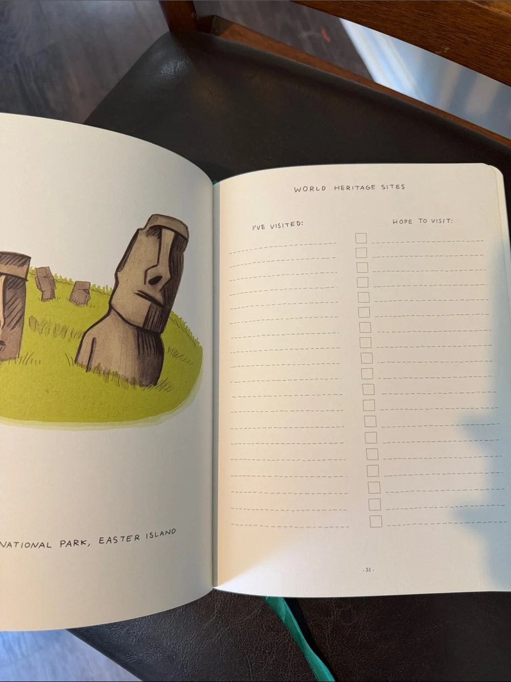 New! Travel Listography Journal
